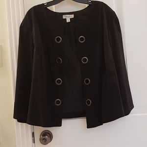 Dressbarn black jacket 3X
